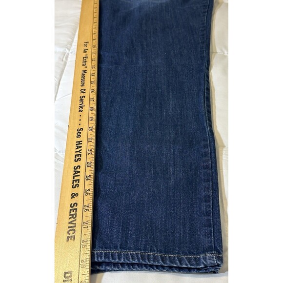 J. Jill Denim Womens Jeans Size 12 High Rise Straight Leg Blue Dark Wash - Picture 10 of 12